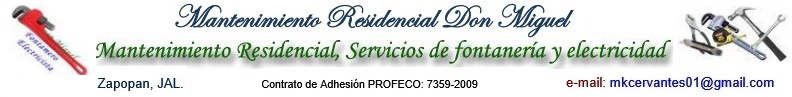 Fontanero en Zapopan, servicios de fontanería y electricidad, mantenimiento residencial